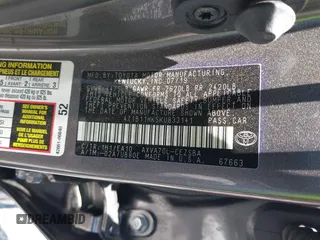 2019 Toyota Camry LE z VIN 4T1B11HK5KU833141, wystawiony jako IAAI lot #42489827 z przebiegiem 24 258 mil mil oraz . Historia ofert i sprzedaży dostępna na DreamBid. Obrazek 9.