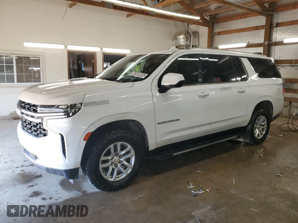 2021 Chevrolet Suburban LS with VIN 1GNSKBKD0MR351109, listed as a Copart auction lot 46560095 with 376,039 mi miles and Clean title. Bid and sale history available at DreamBid. Image 1.