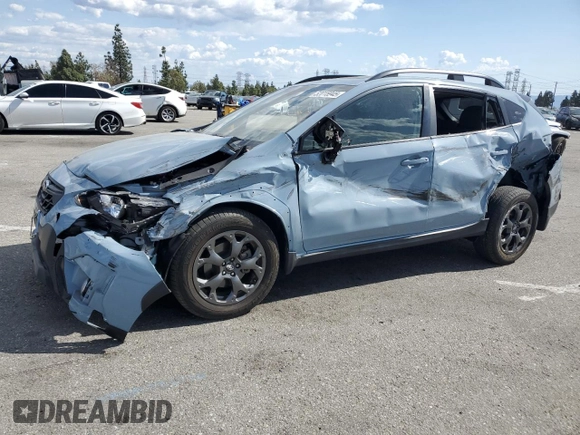 2022 Subaru Crosstrek Special Sports with VIN JF2GTHSC0NH219787, listed as a Copart auction lot 52015945 with 24,906 mi miles and Salvage title. Bid and sale history available at DreamBid. Image 1.