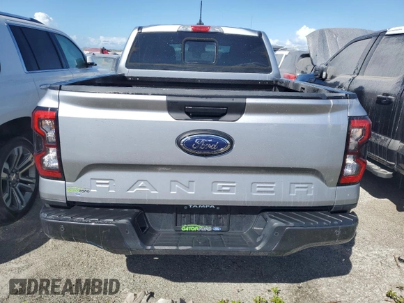 2024 Ford Ranger XLT with VIN 1FTER4GH7RLE09574, listed as a Copart auction lot 76097494 with 0 mi miles and Non Repairable. Bid and sale history available at carsss.com. Image 6.