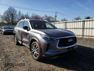 2023 Infiniti QX60 SENSORY with VIN 5N1DL1GSXPC373914, listed as a Copart auction lot 49625765 with 12,982 mi miles and Salvage Title. Bid and sale history available at carsss.com. Image 12.