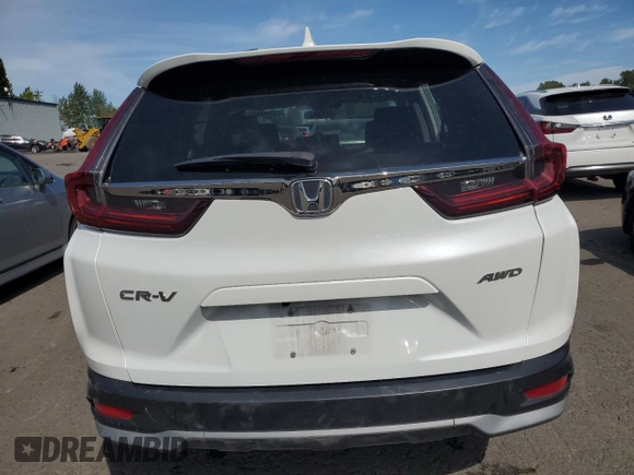 2022 Honda CR-V EX z VIN 7FARW2H54NE055954, wystawiony jako Copart lot #56185005 z przebiegiem 24 158 mil mil oraz Szkoda całkowita • Salvage title. Historia ofert i sprzedaży dostępna na DreamBid. Obrazek 6.