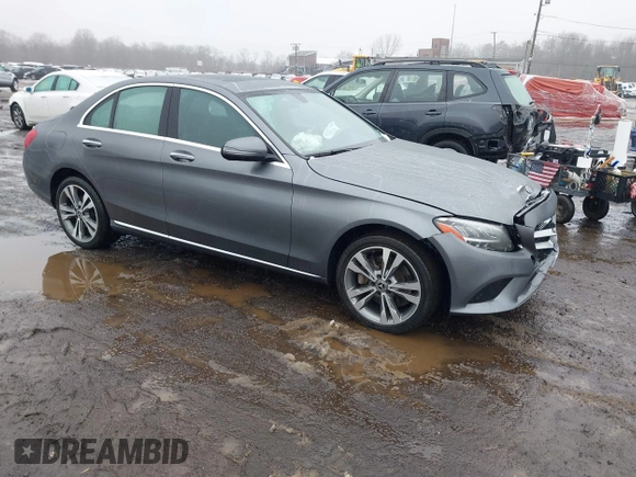 2021 Mercedes-Benz C 300 with VIN W1KWF8EB0MR625054, listed as a IAAI auction lot 41418183 with 58,630 mi miles and . Bid and sale history available at DreamBid. Image 1.