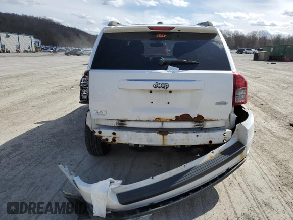 2014 Jeep Compass Latitude with VIN 1C4NJCEAXED531759, listed as a Copart auction lot 50620335 with 144,803 mi miles and Salvage Title. Bid and sale history available at carsss.com. Image 6.