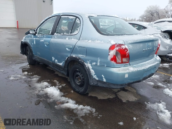 2000 Toyota ECHO with VIN JTDBT1236Y0092594, listed as a IAAI auction lot 41819056 with 1 mi miles. Bid and sale history available at carsss.com. Image 3.
