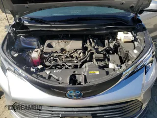 2021 Toyota Sienna LE with VIN 5TDKRKEC3MS034885, listed as a Copart auction lot 49677145 with 166,026 mi miles and Salvage Title. Bid and sale history available at carsss.com. Image 12.