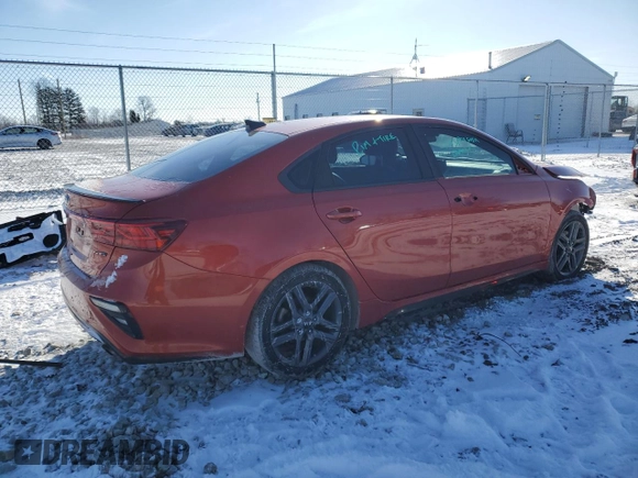 2020 Kia Forte GT-Line with VIN 3KPF34AD8LE207323, listed as a Copart auction lot 45308585 with 113,961 mi miles and Salvage Title. Bid and sale history available at carsss.com. Image 3.