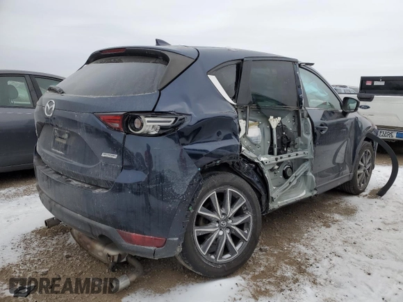 2018 Mazda CX-5 S Premium with VIN JM3KFBDM5J1378978, listed as a Copart auction lot 41803245 with 76,758 mi miles and Salvage Title. Bid and sale history available at DreamBid. Image 3.