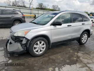 2009 Honda CR-V EX with VIN 3CZRE38599G705974, listed as a Copart auction lot 52439445 with 155,256 mi miles and Salvage Title. Bid and sale history available at carsss.com. Image 1.