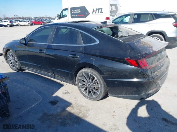 2022 Hyundai Sonata Limited with VIN KMHL34J26NA197412, listed as a IAAI auction lot 41371825 with 65,226 mi miles. Bid and sale history available at carsss.com. Image 3.