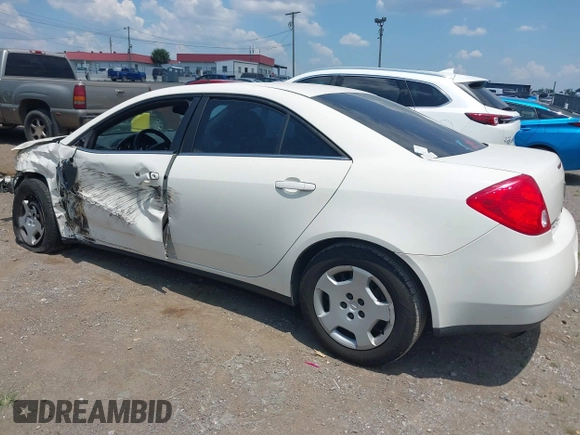 2008 Pontiac G6 1SV Value Leader with VIN 1G2ZF57B784201817, listed as a IAAI auction lot 39711687 with 1 mi miles. Bid and sale history available at carsss.com. Image 3.
