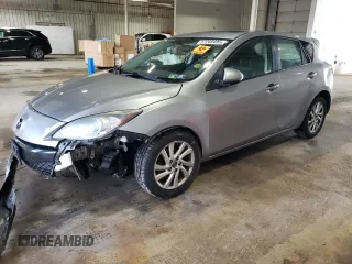 2013 Mazda 3 i Grand Touring with VIN JM1BL1MP5D1790764, listed as a Copart auction lot 57269495 with 105,604 mi miles and Salvage title. Bid and sale history available at DreamBid. Image 1.