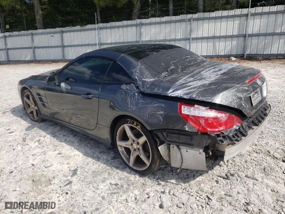 2013 Mercedes-Benz SL-Class SL 550 with VIN WDDJK7DA2DF008474, listed as a Copart auction lot 59581733 with 81,872 mi miles and Non Repairable. Bid and sale history available at carsss.com. Image 2.
