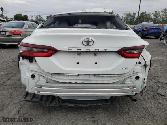 2024 Toyota Camry LE with VIN 4T1C11AKXRU899984, listed as a Copart auction lot 53620825 with 35,548 mi miles and Non Repairable. Bid and sale history available at carsss.com. Image 6.