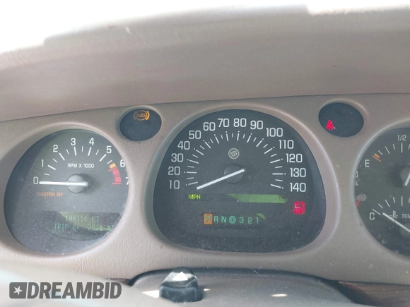 2005 Buick LeSabre Custom with VIN 1G4HP52K85U257509, listed as a IAAI auction lot 42152598 with 146,116 mi miles and . Bid and sale history available at carsss.com. Image 7.