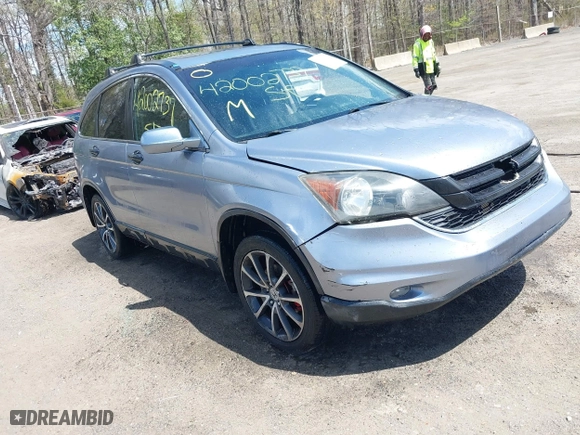 2010 Honda CR-V EX-L with VIN JHLRE4H79AC009168, listed as a IAAI auction lot 42002737 with 184,775 mi miles. Bid and sale history available at carsss.com. Image 1.