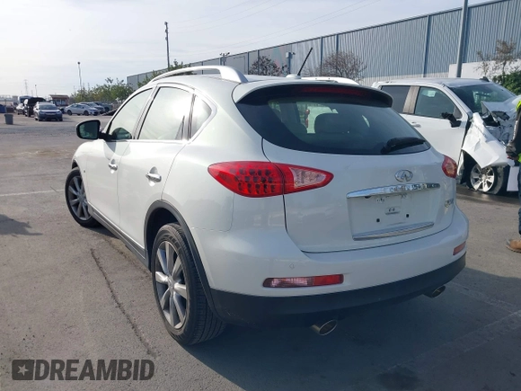 2014 Infiniti QX50 Journey with VIN JN1BJ0HPXEM210387, listed as a IAAI auction lot 41692201 with 27,549 mi miles. Bid and sale history available at carsss.com. Image 3.