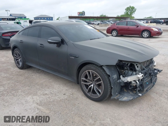 2021 Mercedes-Benz AMG GT 43 z VIN W1K7X5KB4MA035250, wystawiony jako IAAI lot #41871141 z przebiegiem 40 801 mil mil oraz . Historia ofert i sprzedaży dostępna na DreamBid. Obrazek 1.