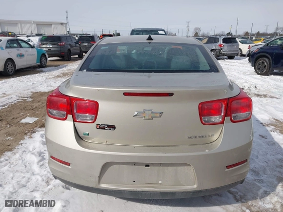 2014 Chevrolet Malibu LS with VIN 1G11B5SL1EF219694, listed as a IAAI auction lot 41615933 with 121,349 mi miles. Bid and sale history available at carsss.com. Image 16.