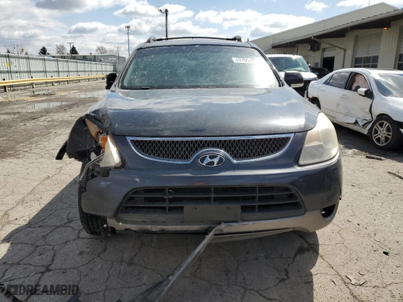 2008 Hyundai Veracruz GLS with VIN KM8NU73C88U033238, listed as a Copart auction lot 49709165 with 79,510 mi miles and Salvage Title. Bid and sale history available at carsss.com. Image 5.