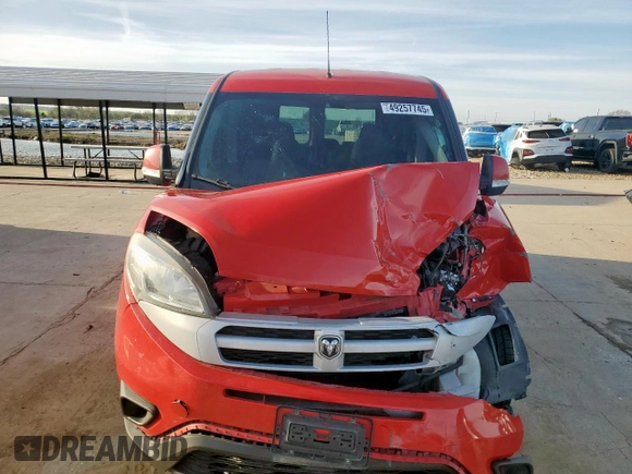 2015 Ram ProMaster City Cargo Tradesman SLT with VIN ZFBERFBT0F6A86654, listed as a Copart auction lot 49257745 with 120,526 mi miles and Salvage Title. Bid and sale history available at carsss.com. Image 5.