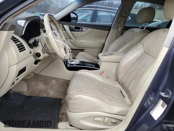 2009 Infiniti FX with VIN JNRAS18W99M152572, listed as a Copart auction lot 46334185 with 204,396 mi miles and Salvage title. Bid and sale history available at DreamBid. Image 7.