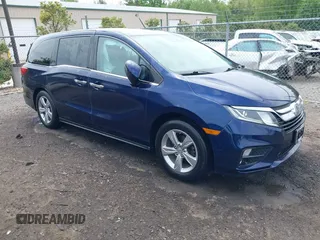 2019 Honda Odyssey EX with VIN 5FNRL6H50KB018150, listed as a IAAI auction lot 42119727 with 94,535 mi miles. Bid and sale history available at carsss.com. Image 1.