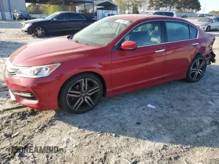 2017 Honda Accord Sedan Sport with VIN 1HGCR2F5XHA138377, listed as a Copart auction lot 51227865 with 85,891 mi miles and Salvage Title. Bid and sale history available at carsss.com. Image 1.