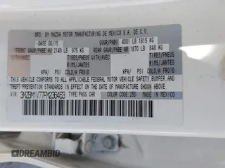 2015 Mazda 3 i Touring with VIN 3MZBM1V77FM236463, listed as a IAAI auction lot 42232927 with 73,040 mi miles and . Bid and sale history available at DreamBid. Image 9.