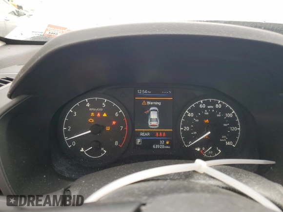 2024 Nissan Altima 2.5 S with VIN 1N4BL4BV2RN368850, listed as a Copart auction lot 47587125 with 63,928 mi miles and Salvage Title. Bid and sale history available at carsss.com. Image 9.
