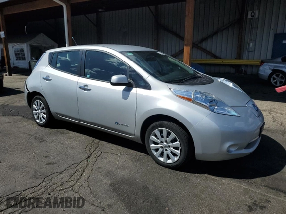 2014 Nissan LEAF SL with VIN 1N4AZ0CP2EC335954, listed as a Copart auction lot 53363845 with 73,436 mi miles and Salvage Title. Bid and sale history available at DreamBid. Image 4.