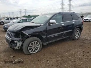 2014 Jeep Grand Cherokee Limited with VIN 1C4RJFBT3EC155985, listed as a Copart auction lot 54411025 with 110,826 mi miles and Salvage title. Bid and sale history available at DreamBid. Image 1.