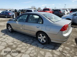 2004 Honda Civic EX with VIN 2HGES26764H529889, listed as a Copart auction lot 49139985 with 153,737 mi miles and Salvage Title. Bid and sale history available at DreamBid. Image 2.