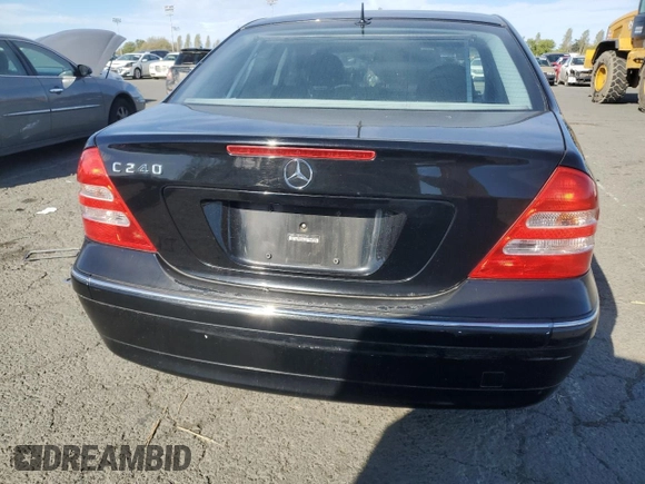 2002 Mercedes-Benz C with VIN WDBRF61J82F200560, listed as a Copart auction lot 52525265 with 122,066 mi miles and Clean Title. Bid and sale history available at carsss.com. Image 6.