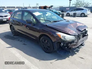 2013 Subaru Impreza 2.0i with VIN JF1GPAA64DH203764, listed as a IAAI auction lot 41852025 with 188,271 mi miles and . Bid and sale history available at DreamBid. Image 1.