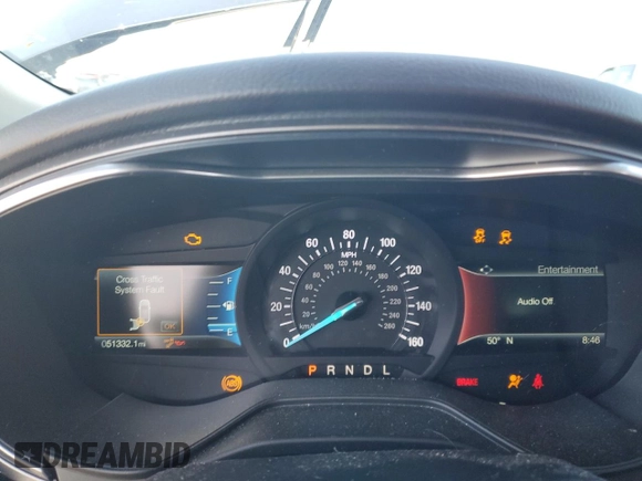 2020 Ford Fusion SE with VIN 3FA6P0HD5LR245402, listed as a Copart auction lot 55028135 with 51,332 mi miles and Salvage Title. Bid and sale history available at DreamBid. Image 9.