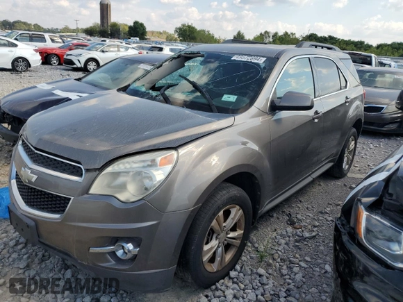 2012 Chevrolet Equinox LT w/2LT with VIN 2GNFLNEK5C6134692, listed as a Copart auction lot 49572694 with 137,542 mi miles and Salvage Title. Bid and sale history available at carsss.com. Image 1.