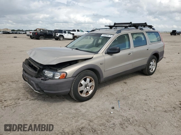 2002 Volvo V70 with VIN YV1SZ58D821075359, listed as a Copart auction lot 54994675 with 146,070 mi miles and Salvage title. Bid and sale history available at DreamBid. Image 1.