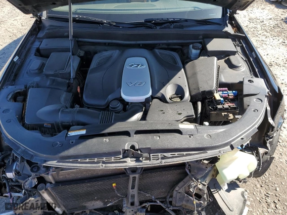 2010 Hyundai Genesis with VIN KMHGC4DF6AU072094, listed as a Copart auction lot 45290745 with 176,775 mi miles and Salvage Title. Bid and sale history available at carsss.com. Image 13.