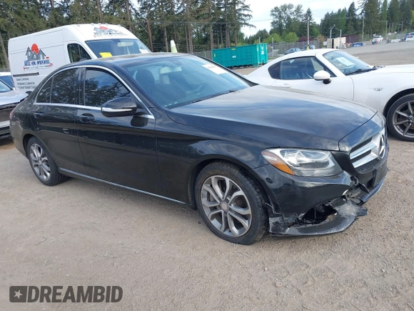 2015 Mercedes-Benz C 300 with VIN 55SWF4JB5FU058307, listed as a IAAI auction lot 42184657 with 95,428 mi miles and . Bid and sale history available at DreamBid. Image 1.