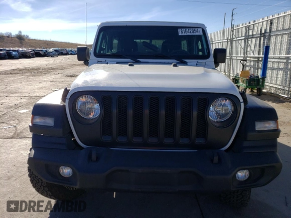 2022 Jeep Wrangler Unlimited Sport S z VIN 1C4HJXDN7NW183867, wystawiony jako Copart lot #81642054 z przebiegiem 73 203 mil mil oraz Szkoda całkowita • Salvage title. Historia ofert i sprzedaży dostępna na DreamBid. Obrazek 5.