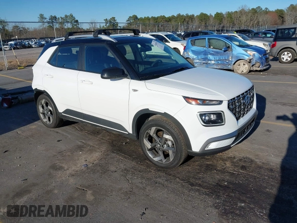 2024 Hyundai Venue SEL with VIN KMHRC8A38RU324305, listed as a IAAI auction lot 41645452 with 11,629 mi miles and . Bid and sale history available at DreamBid. Image 1.