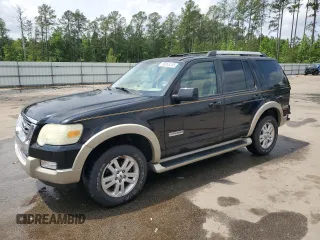 2006 Ford Explorer Eddie Bauer z VIN 1FMEU64E76UA13490, wystawiony jako Copart lot #53865245 z przebiegiem 166 223 mil mil oraz Szkoda całkowita • Salvage title. Historia ofert i sprzedaży dostępna na DreamBid. Obrazek 1.