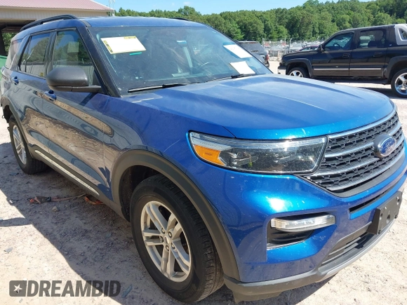 2022 Ford Explorer XLT z VIN 1FMSK8DH2NGA93566, wystawiony jako IAAI lot #42787118 z przebiegiem 55 153 mil mil oraz . Historia ofert i sprzedaży dostępna na DreamBid. Obrazek 1.