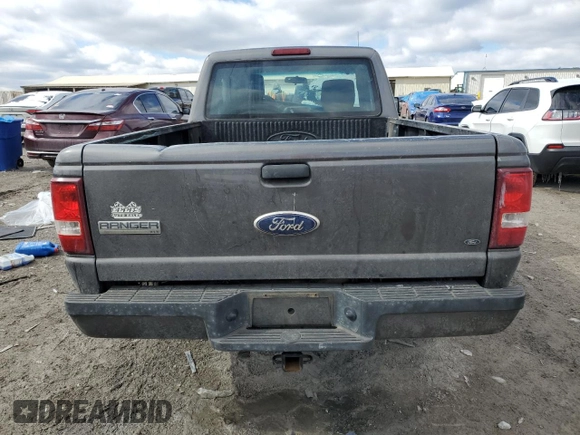 2010 Ford Ranger XL with VIN 1FTKR1ED6APA65525, listed as a Copart auction lot 46124935 with 275,826 mi miles and Salvage Title. Bid and sale history available at DreamBid. Image 6.