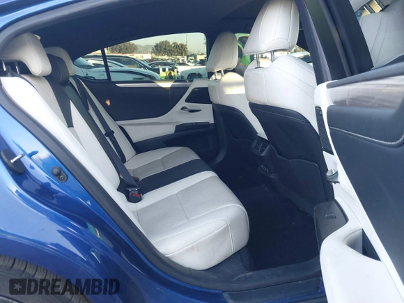 2021 Lexus ES 350 F Sport with VIN 58AHZ1B17MU096457, listed as a IAAI auction lot 41401292 with 38,265 mi miles and . Bid and sale history available at DreamBid. Image 8.
