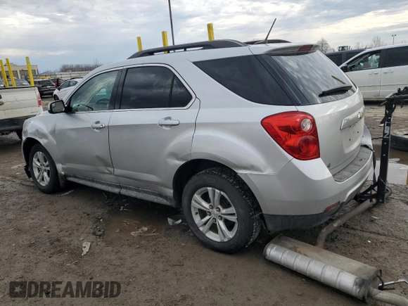 2013 Chevrolet Equinox LT with VIN 2GNALDEK2D1166227, listed as a Copart auction lot 46894545 with 121,332 mi miles and Salvage Title. Bid and sale history available at carsss.com. Image 2.