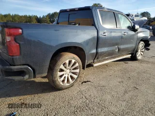 2021 Chevrolet Silverado 1500 High Country with VIN 1GCUYHED2MZ378391, listed as a Copart auction lot 87929465 with 0 mi miles and Salvage Title. Bid and sale history available at carsss.com. Image 3.