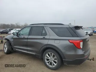 2020 Ford Explorer XLT z VIN 1FMSK8DH4LGB63954, wystawiony jako Copart lot #52494755 z przebiegiem 57 864 mil mil oraz Szkoda całkowita • Salvage title. Historia ofert i sprzedaży dostępna na DreamBid. Obrazek 2.