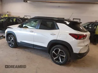 2022 Chevrolet TrailBlazer RS with VIN KL79MUSL9NB015079, listed as a IAAI auction lot 42037322 with 73,701 mi miles and . Bid and sale history available at DreamBid. Image 3.